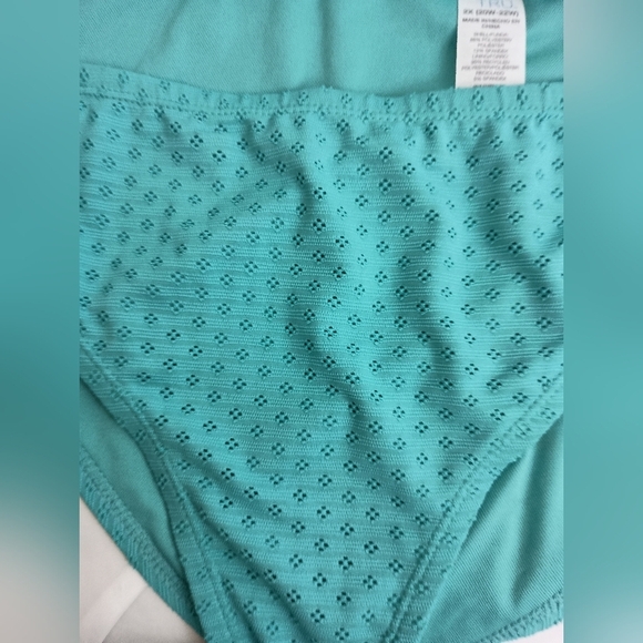 2/$30 NWT 2X Plus Size Fashionable Teal Bikini Set (#695) - Picture 9 of 10